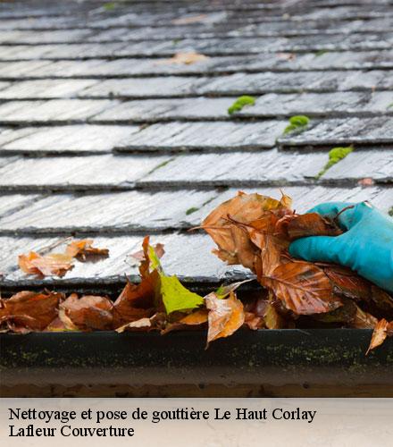 Nettoyage et pose de gouttière  le-haut-corlay-22320 Lafleur Couverture