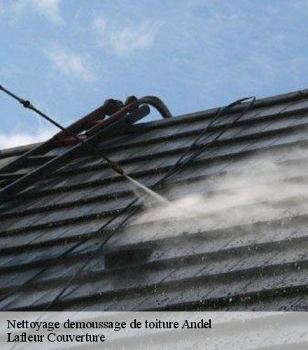 Nettoyage demoussage de toiture  andel-22400 Lafleur Couverture