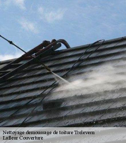 Nettoyage demoussage de toiture  trelevern-22660 Lafleur Couverture