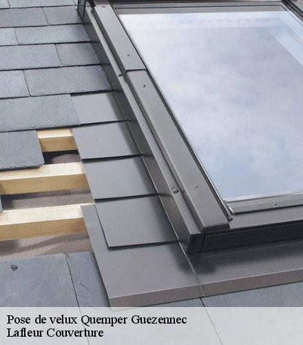 Pose de velux  quemper-guezennec-22260 Lafleur Couverture